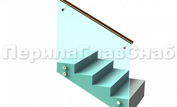 Ограждение с деревянным поручнем на выносе на точечном креплении на лестнице в Санкт-Петербурге. Готовые проекты ПерилаГлавСнаб Ограждение с деревянным поручнем на выносе на точечном креплении на лестнице в Санкт-Петербурге. Готовые проекты ПерилаГлавСнаб