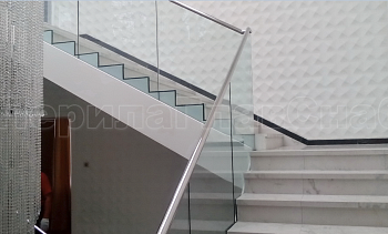 Стеклянные перила для лестниц в Санкт-Петербурге. Готовые проекты ПерилаГлавСнаб