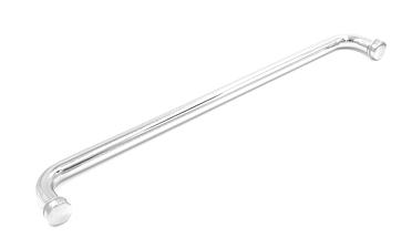 Ручка-полотенцесушитель, полированная, без кноба 19х450, для стекла 8-10 мм, под отверстие 12 мм t623-450 PSS купить в Санкт-Петербурге