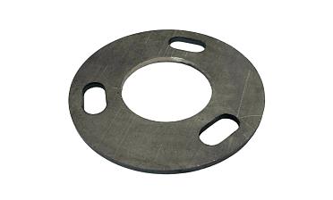 Фланец стойки 42/90 х 3 мм #200 3 отв х М10 х 20 черный металл k116-42-9 купить в Санкт-Петербурге