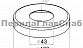 Низ стойки Ø42.4 мм, 100х19х0.8, полированный (AISI 304) k332