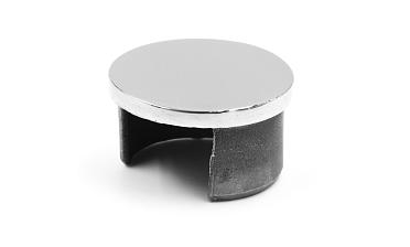 Заглушка для поручня с пазом Ø42.4 мм, 5х34 мм полированная (AISI 304) k099-3  купить в Санкт-Петербурге