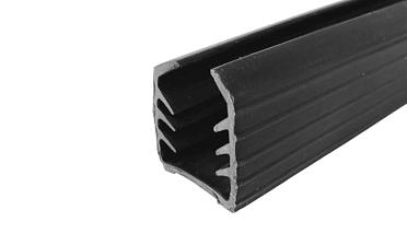 Уплотнитель в поручень с пазом 24х24 для стекла 12 мм, EPDM Фk301 купить в Санкт-Петербурге