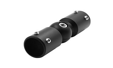  Соединитель трубы 19 мм шарнирный, цинк, черный t915 BZn купить в Санкт-Петербурге