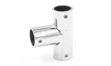 Соединитель-тройник для трубы 19 мм, нержавеющая сталь AISI 304, полированная t902 PSS купить в Санкт-Петербурге