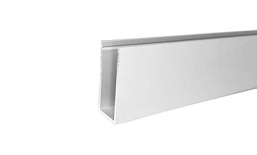 П-образный профиль 40 мм верхний, алюминиевый анодированный, длина 3000 мм т24 AL  купить в Санкт-Петербурге