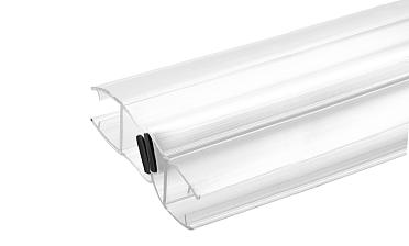 Комплект уплотнителей для стекла в душевую кабину (2 шт.), стекло-стекло 10 мм, с магнитом 135°, 2200 мм t228 купить в Санкт-Петербурге