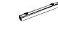Труба AISI 304 25х1х6000, с перфорацией под  Ø12, 90°, GRIT 600 837-2