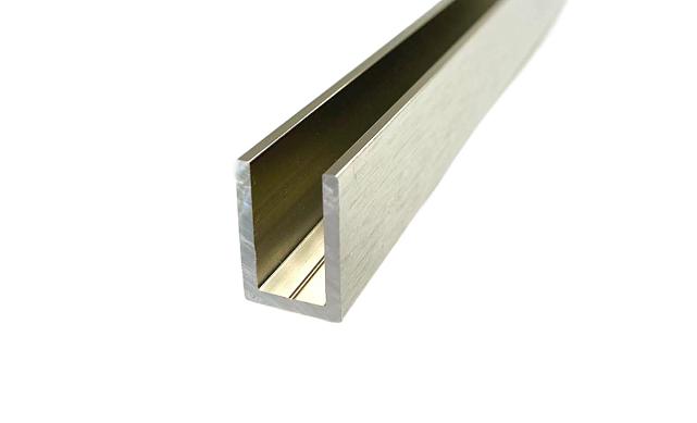 П-образный профиль 19x13, L=2500, алюминий шлифованный t756-4-2500 ALS 2