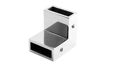 Соединитель труба-труба 90°, для трека 30х10 мм, AISI 304, полированный t460 PSS купить в Санкт-Петербурге