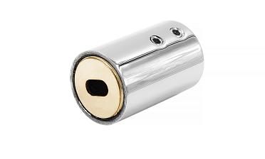 Коннектор стена-труба для трубы 19 мм, без юбки, полированный t907-2 PSS купить в Санкт-Петербурге