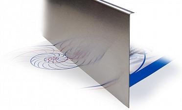 Накладка на профиль 601 (тыльная/лицевая), AISI 304 шлифованная k601-09 купить в Санкт-Петербурге