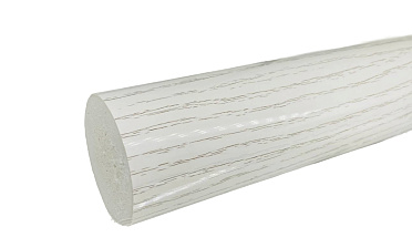 Пластиковый поручень текстурный, цвет белый, Ø49мм, длина 4м k893-2 купить в Санкт-Петербурге Пластиковый поручень текстурный, цвет белый, Ø49мм, длина 4м k893-2 купить в Санкт-Петербурге