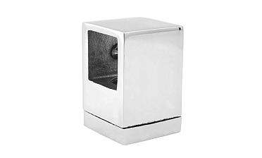 Ригеледержатель под квадратный ригель 15х15 мм, полированный, (AISI 304) k266-3 купить в Санкт-Петербурге