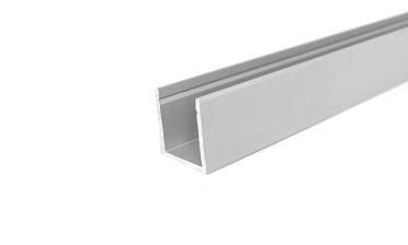 П-образный профиль 20 мм нижний, алюминиевый анодированный, длина 3000 мм т22 AL  купить в Санкт-Петербурге