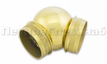 Поворот 'шар'  под Ø50.8 мм, золото k263-88 купить в Санкт-Петербурге