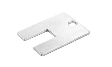 Торцевая заглушка на профиль алюминиевый для перегородок t42-12 купить в Санкт-Петербурге