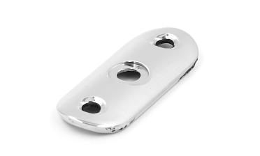 Лодочка (ложемент) под поручень Ø50.8 мм, литой, полированный, нержавеющая AISI 304 k046-50 купить в Санкт-Петербурге