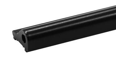 Порог для душевых перегородок 1000 мм, черный матовый Фt118 ALBL купить в Санкт-Петербурге