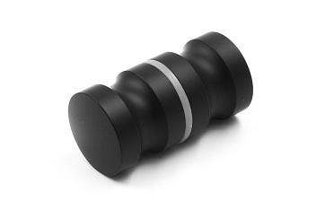 Дверная ручка "кноб", алюминий-черный t692 ALBL  купить в Санкт-Петербурге