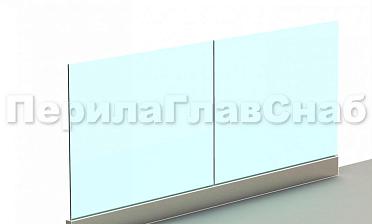 Ограждение без поручня на профиле купить в Санкт-Петербурге