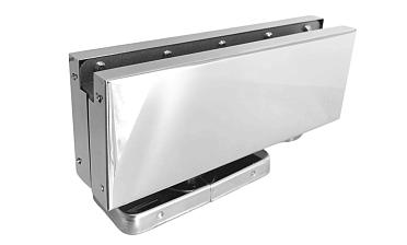 Фитинг нижний со встроенным доводчиком для стеклянной двери до 80 кг, полированный t185-2 PSS   купить в Санкт-Петербурге