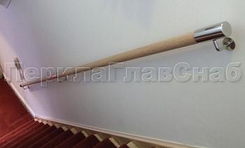 Деревянный пристенный поручень в Санкт-Петербурге. Готовые проекты ПерилаГлавСнаб