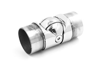 Поворот шарнирный под Ø50.8 мм, полированная, (AISI 304) k011 купить в Санкт-Петербурге