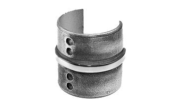 Соединитель с пазом на трубу Ø48.3 мм, полированный (AISI 304) k236 купить в Санкт-Петербурге