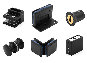 Черная фурнитура для душевых кабин купить в Санкт-Петербурге Черная фурнитура для душевых кабин купить в Санкт-Петербурге