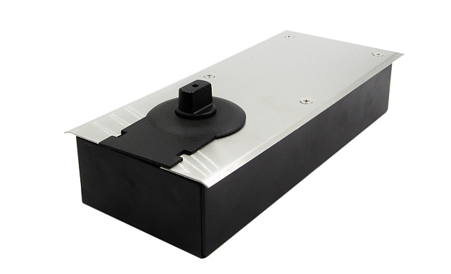 Доводчик для стеклянной двери напольный, шлифованный EN2 250 тыс. циклов 115гр (дверь 800мм  до 80 кг) t186 SSS Доводчик для стеклянной двери напольный, шлифованный EN2 250 тыс. циклов 115гр (дверь 800мм  до 80 кг) t186 SSS