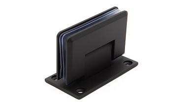 Петля для душевой кабины стена-стекло 90°, 90*55, цинк, черн. t301 BZn купить в Санкт-Петербурге