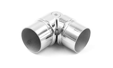 Поворот шарнирный под Ø38.1 мм, полированная, (AISI 304) k250 купить в Санкт-Петербурге