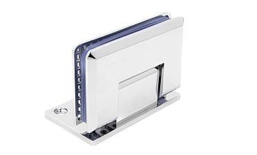 Петля для душевой кабины стена-стекло 90° 90х55 мм латунь-хром, полированная t305 PC купить в Санкт-Петербурге