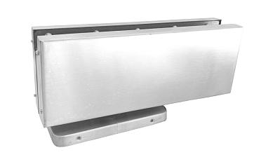 Фитинг нижний со встроенным доводчиком для стеклянной двери до 80 кг, шлифованный t185-2 SSS   купить в Санкт-Петербурге