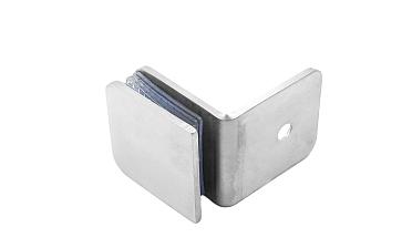 Коннектор для душевой кабины стена-стекло 90°, 45х45, шлифованный  t722-2 SSS купить в Санкт-Петербурге