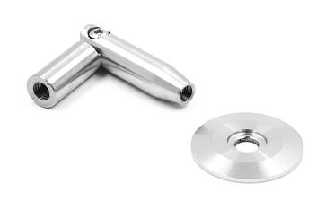 Крепление тяги к стене, шлифованная AISI 304 k621 купить в Санкт-Петербурге