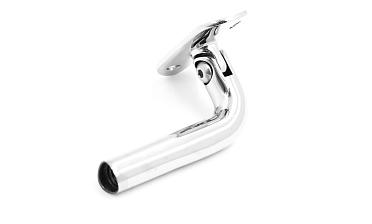 Держатель поручня выносной на стойку, с регулируемым ложементом под трубу Ø50.8 мм, полированный, (AISI 304) k261-4 купить в Санкт-Петербурге