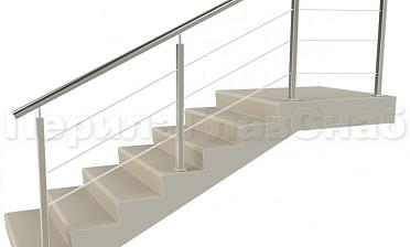 Заполнение из 3ми тросиков (тросик в оболочке) + наконечник для крыльца купить в Санкт-Петербурге