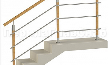 Три ригеля на держателях, квадратные деревянные поручень и стойки в Санкт-Петербурге. Готовые проекты ПерилаГлавСнаб Три ригеля на держателях, квадратные деревянные поручень и стойки в Санкт-Петербурге. Готовые проекты ПерилаГлавСнаб