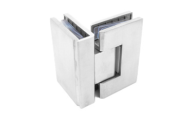 Петля для душевой кабины стекло-стекло 90° 90х55 мм шлифованная  t304 SSS купить в Санкт-Петербурге Петля для душевой кабины стекло-стекло 90° 90х55 мм шлифованная  t304 SSS купить в Санкт-Петербурге