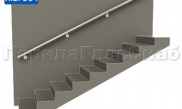 Готовый пристенный поручень с 4 держателями, длина 3300 мм (AISI 304) k730-33 купить в Санкт-Петербурге Готовый пристенный поручень с 4 держателями, длина 3300 мм (AISI 304) k730-33 купить в Санкт-Петербурге