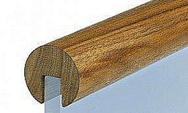 Поручень деревянный из Ясеня Ø50мм С ПАЗОМ, премиум Ф-1630 купить в Санкт-Петербурге