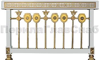 Латунные ограждения лестниц серия – Палладий XL01-1 в Санкт-Петербурге. Готовые проекты ПерилаГлавСнаб