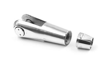 Наконечник ванты (тяги) с резьбой М16 правый, литой , полированный (AISI316) k661-16-R купить в Санкт-Петербурге