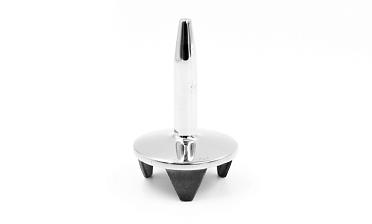 Наконечник палец (солдатик) на стойку Ø50.8х1.5 мм, без ложемента, удлиненный 70 мм, облегченный, литой, полированный, нержавеющий AISI 304 k557 купить в Санкт-Петербурге