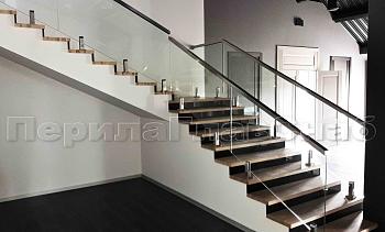 Стеклянные перила для колодезных лестниц в Санкт-Петербурге. Готовые проекты ПерилаГлавСнаб