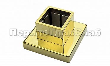 Цанга под 40х40 мм, под золото (AISI 304) Фk333-88 купить в Санкт-Петербурге