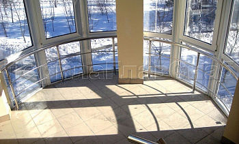 Ригельное ограждение для панорамных окон в Санкт-Петербурге. Готовые проекты ПерилаГлавСнаб Ригельное ограждение для панорамных окон в Санкт-Петербурге. Готовые проекты ПерилаГлавСнаб