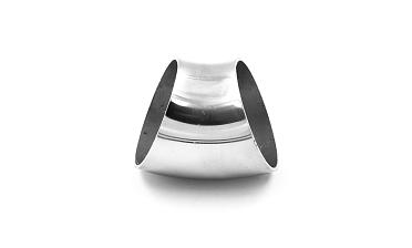 Половинка отвода поручня под сварку для Ø50.8х125/2х1.5, 45°, полированный 400 Grit (AISI 304) k021-45 купить в Санкт-Петербурге